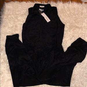 NWT Parker Silk Jumpsuit Size Large